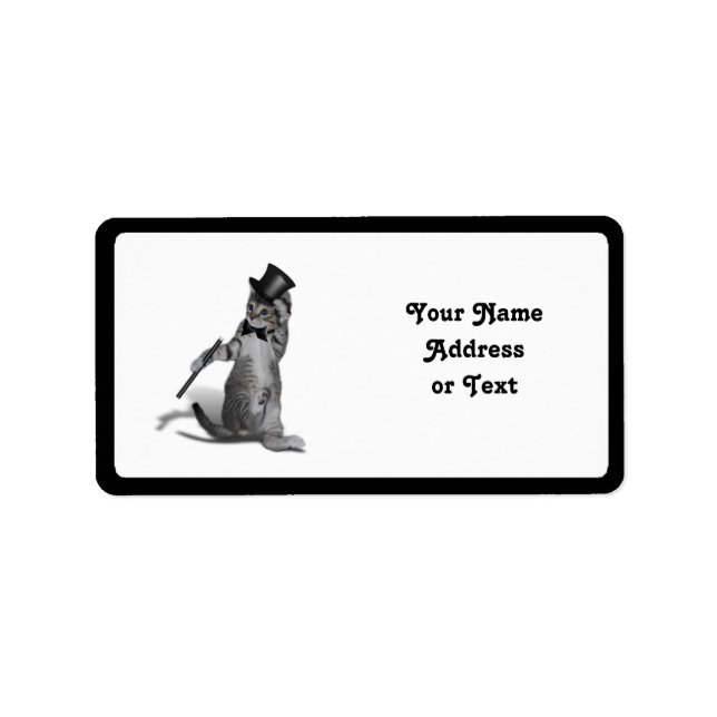 Étiquette Tap Dancing Kitts (Devant)