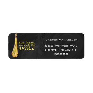 Étiquette Tassel Hassle Gold