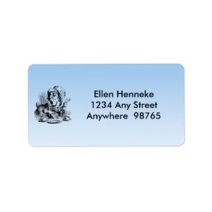 Étiquette Tea Party avec texte