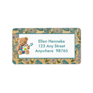 Étiquette Teddy Bear