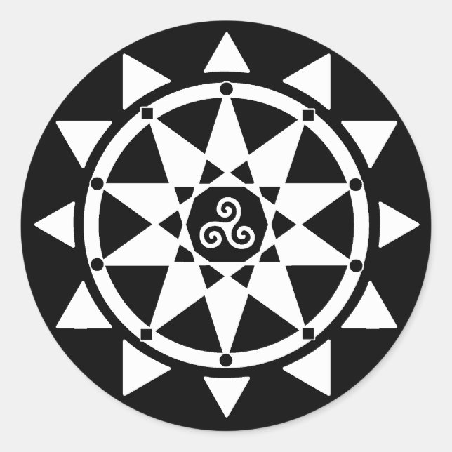 Étiquette Temple de Witchcraft (Devant)