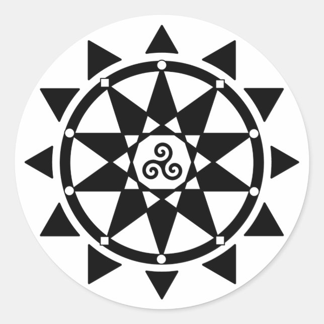 Étiquette Temple de Witchcraft (Devant)