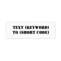 TEXTE (MOT-CLÉ) À (CODE COURT)