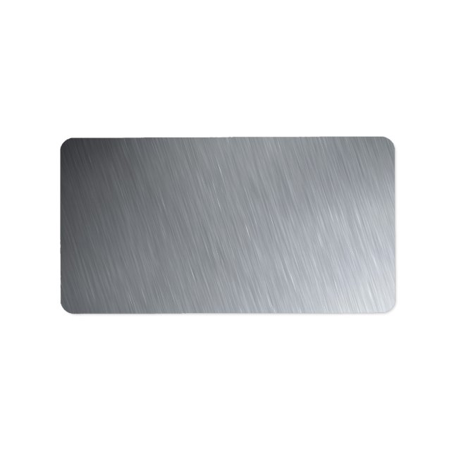 Étiquette Texture en acier inoxydable avec éclairages (Devant)