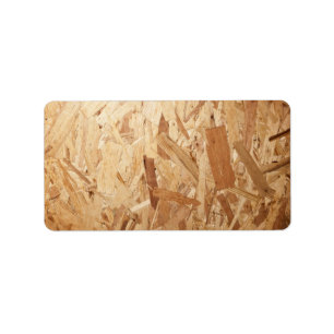 Étiquette Texture en bois comprimée Recyclée pour l'arriè