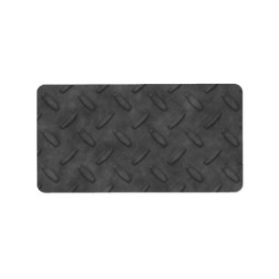Étiquette Texture gris-foncé de plat de diamant