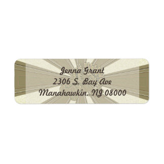 Étiquette Thanksgiving Turquie sculpté -