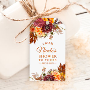 Étiquette Thème Automnal De Ma Douche À La Vôtre