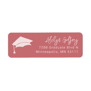 Étiquette Thème de graduation Casquette de 2e année Doodle r