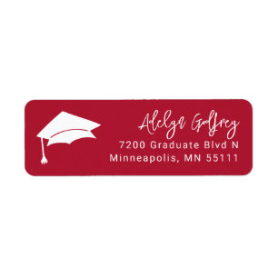 Étiquette Thème de graduation Casquette de 2e année Doodle R