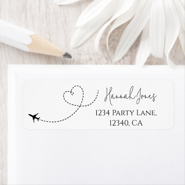 Étiquette Thème Voyage au coeur de l'avion Retourner Étiquet (En situation)