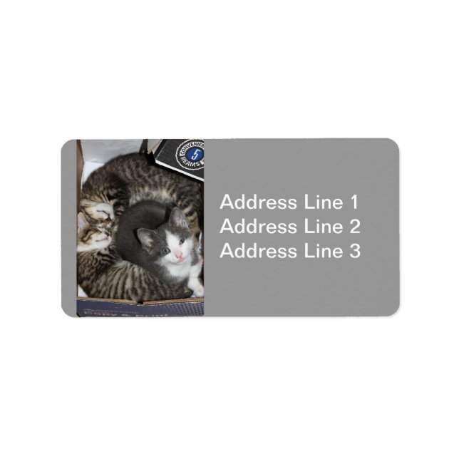 Étiquette Three Little Kittens (Devant)