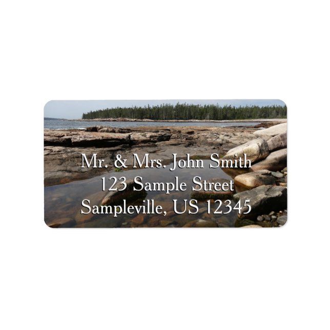 Étiquette Tidepool au pays des merveilles dans le parc natio (Devant)