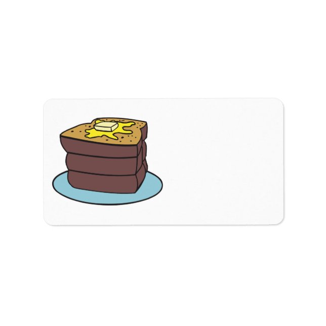 Étiquette toast (Devant)