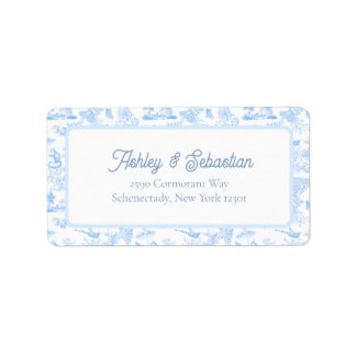 Étiquette Toile de Chinoiserie de la Jungle de Preppy