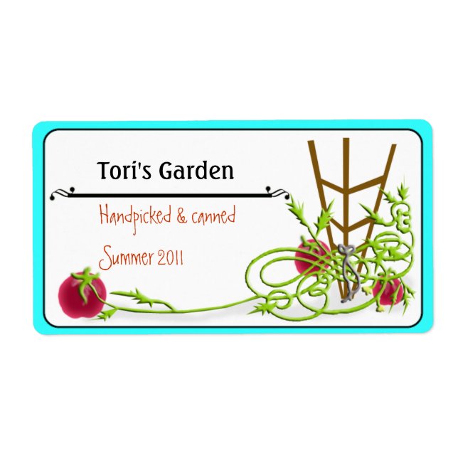 Étiquette tomate (Devant)