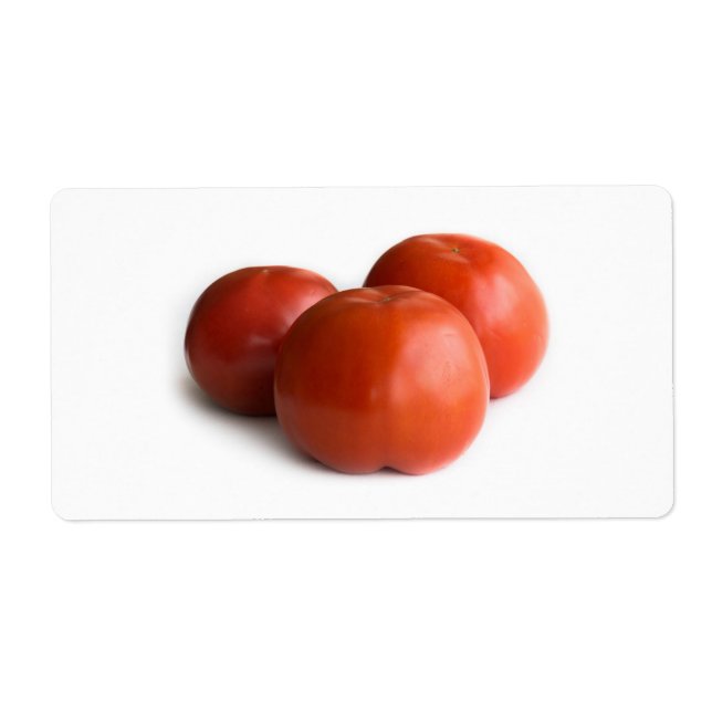 Étiquette Tomate mûre (Devant)