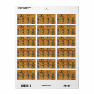 Étiquette Tombeau de Toutankhamon, Mur Ouest