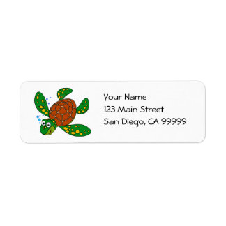 Étiquette Tortue marine de plongée