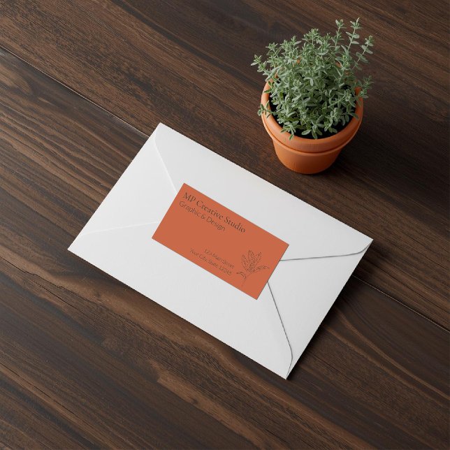 Étiquette Toskana Rustic Elegance (Créateur téléchargé)