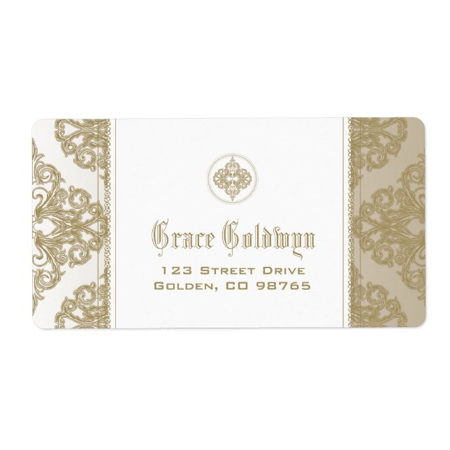 Étiquette Touche d'or (Devant)