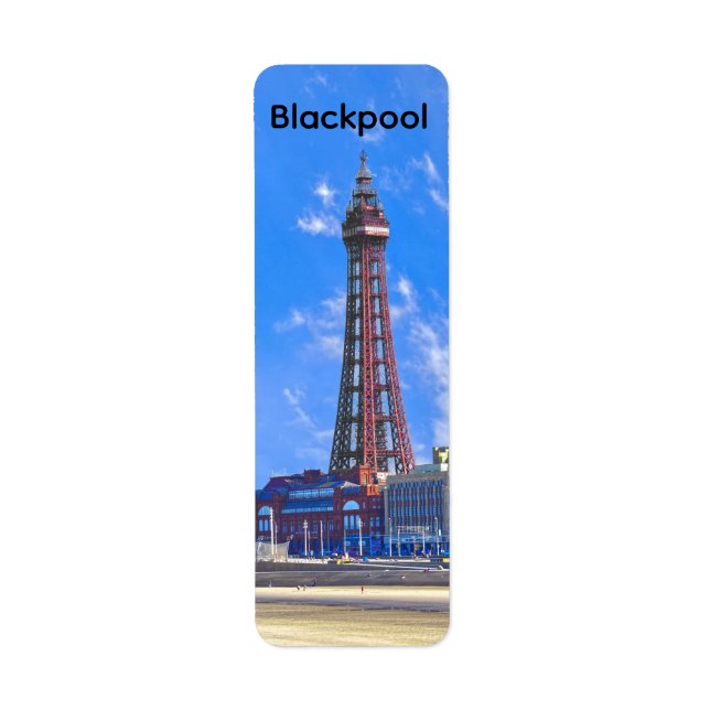 Étiquette Tour Blackpool (Devant)