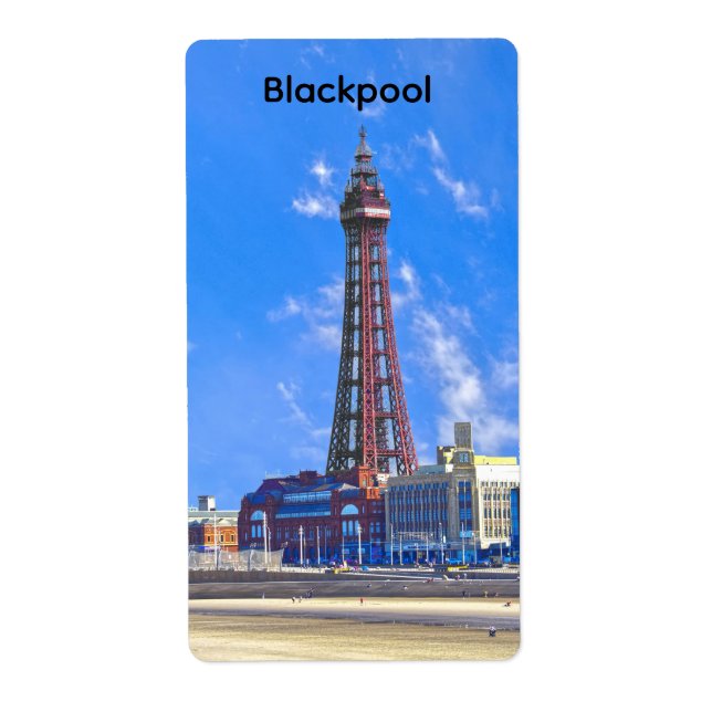 Étiquette Tour Blackpool (Devant)