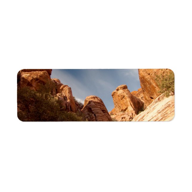 Étiquette Tours de Red Rock (Devant)