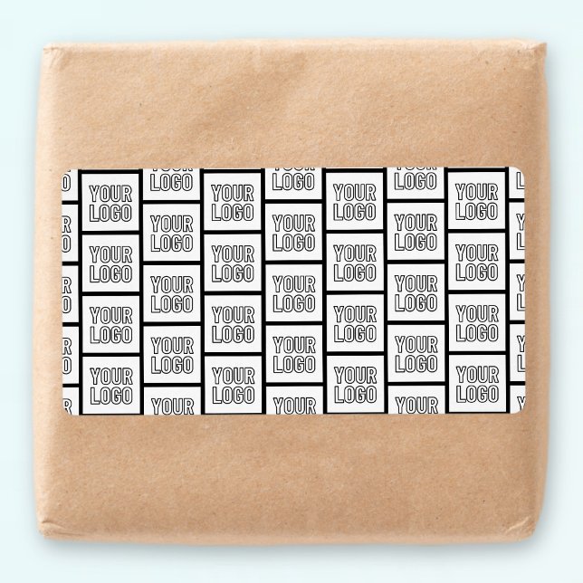 Étiquette Tout motif répétitif de logo ou d'image (Créateur téléchargé)