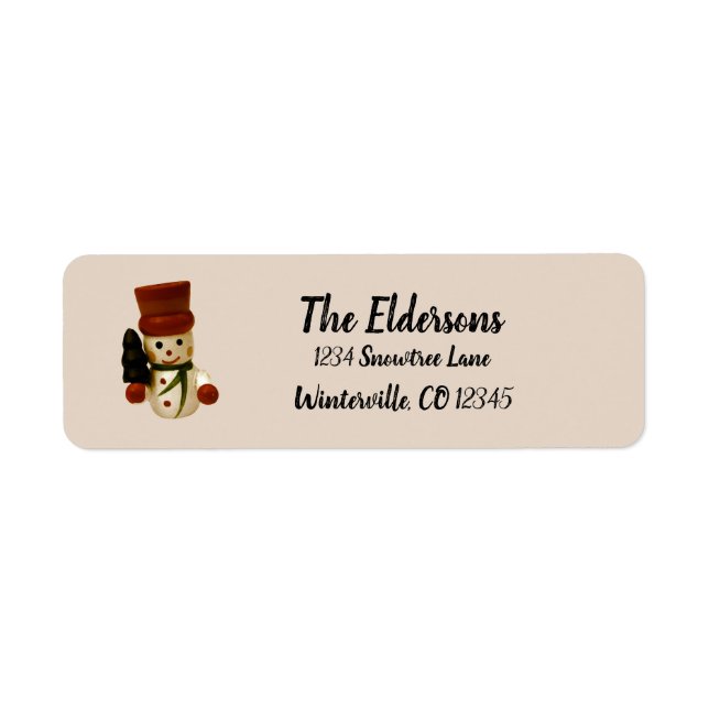 Étiquette Toyland Holiday Address Labels (Devant)