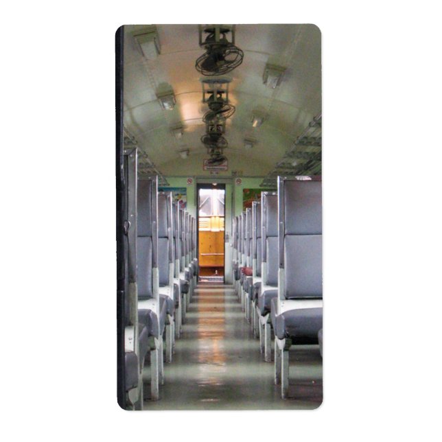 Étiquette Train Carriage Thaïlande ... Asie du Sud-Est (Devant)