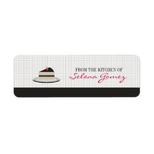 Étiquette Tranche de gâteau