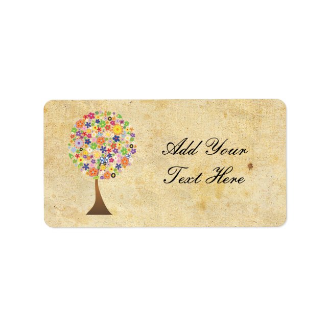 Étiquette Tree of Life (Devant)