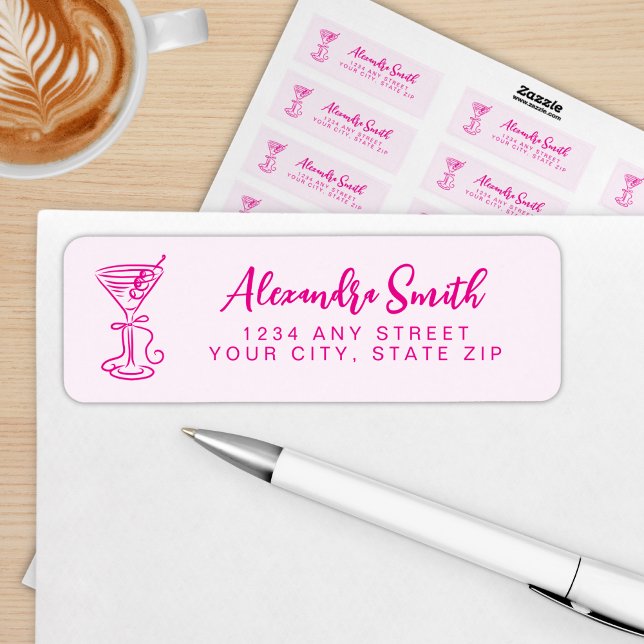 Étiquette Trendy Pink Dirty Thirty 30th Birthday (Créateur téléchargé)