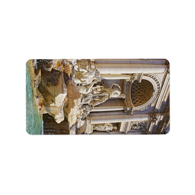 Étiquette Trevi fountain (Devant)