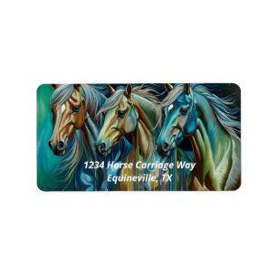 Étiquette Trio des chevaux