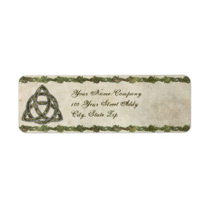 Étiquette Triquetra naturel