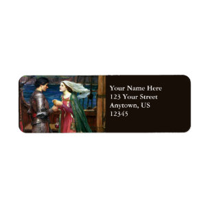 Étiquette Tristan et Isolde par John William Waterhouse