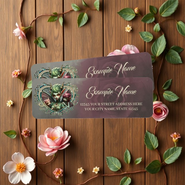 Étiquette Trois fées, les compagnons du coeur magique. (Créateur téléchargé)