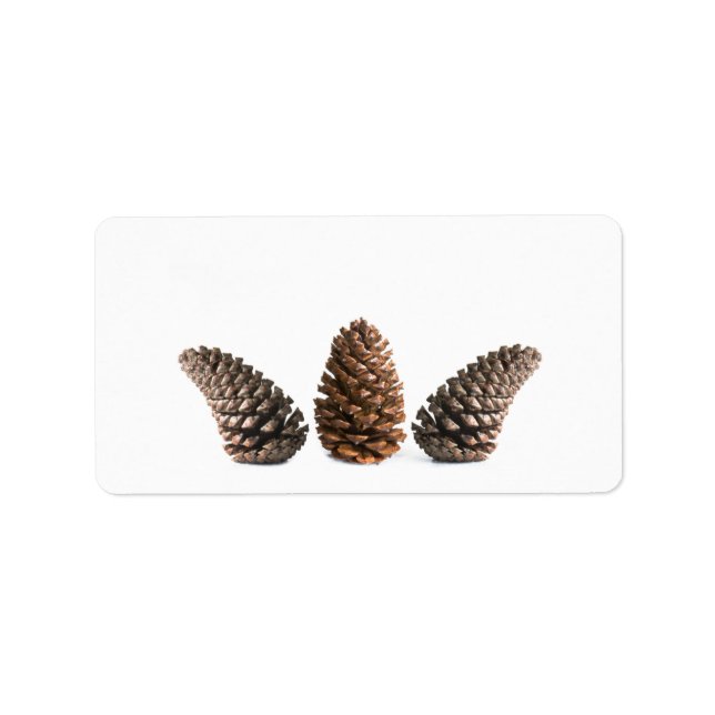 Étiquette Trois pinecones (Devant)
