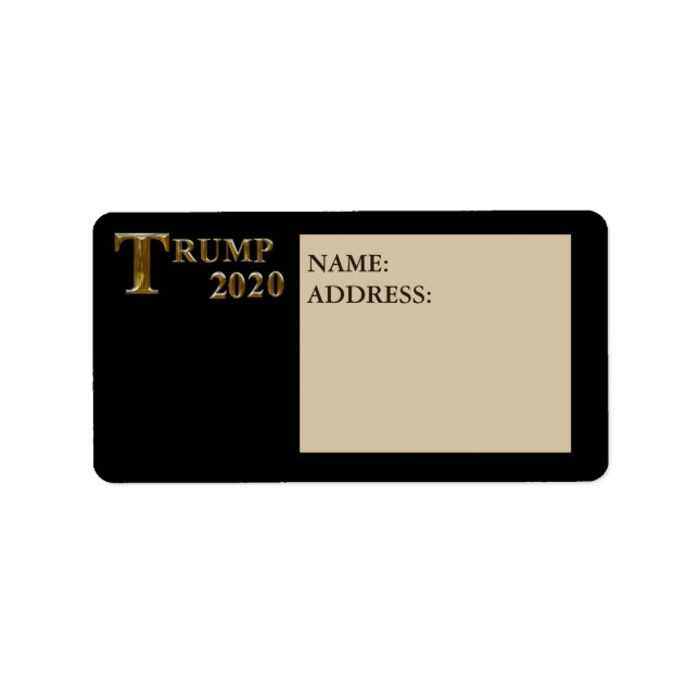 ÉTIQUETTE TRUMP 2020 (Devant)