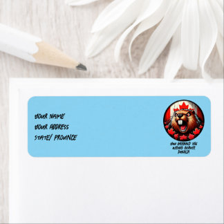 Étiquette Trump, le Canadien "Mauvais Castor Donald"