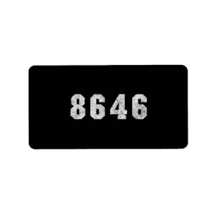Étiquette Trump républicain 86 46