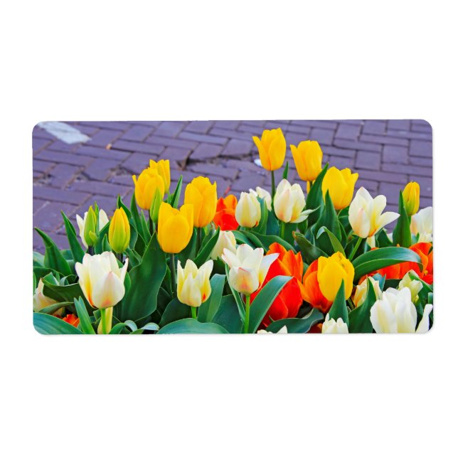 Étiquette Tulipe (Devant)