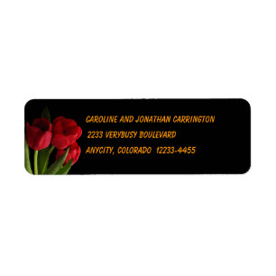 Étiquette Tulipes