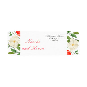 Étiquette Tulipes et Daffodils Mariage de printemps