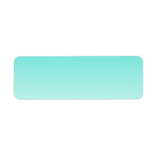 Étiquette Turquoise Ombre