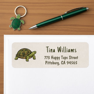Étiquette Turtle Return Address Labels