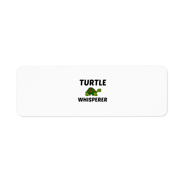 ÉTIQUETTE TURTTLE WHISPERER (Devant)