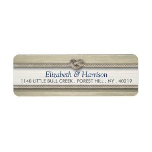 Étiquette Tying The Knot Rustic Beach Wedding